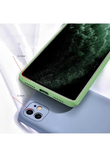 Realme 9i 4g Kılıf İçi Kadife Kaplı Nano Silikon Kapak - Sarı Sarı