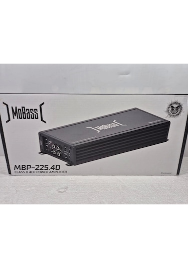 Mobass Amfi - Mobass Mbp-225.4d 4 Kanal Ses Ve Bass Anfisi - 230 Rms X 4 Oto Anfi