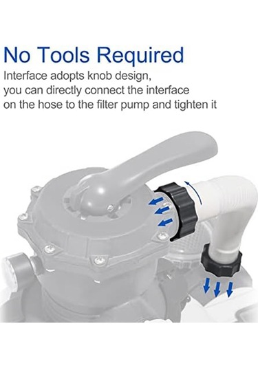 Intex Filtre Pompaları Kum Filtreleri İçin 2 Adet Havuz Kum Filtre Pompası Hortumu