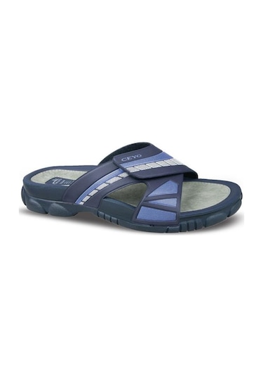 Ceyo 3200-17 Anatomik Taban Cırtlı Erkek Terlik Lacivert 40-45 Lacivert