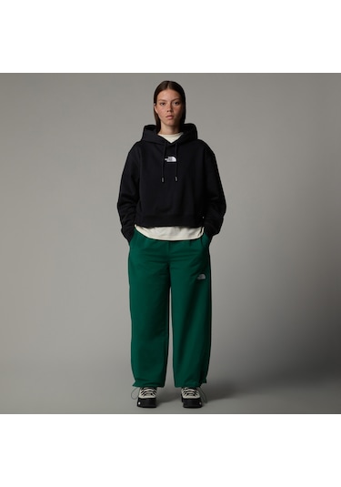 The North Face W Essential Crop Hoodie Kadın Sweatshirt-32942 Siyah