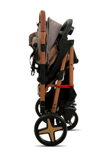 Maxi Taxi Milano Çift Yönlü Bebek Arabası Maxitaxi.062 Kahverengi - Altın