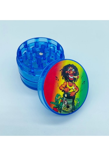 Bobmarley Plastik 4parça Tutunöğütücü Grinder//50mm-gp50