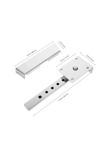 Homyl Salon Sandalyesi Baş Desteği Braketi Metal Yedek