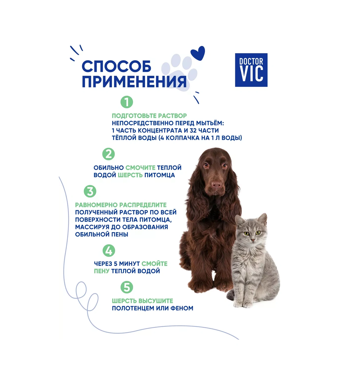 Doctor Vıc Köpekler Ve Kediler İçin Konsantre Şampuan 250 Ml 212033607