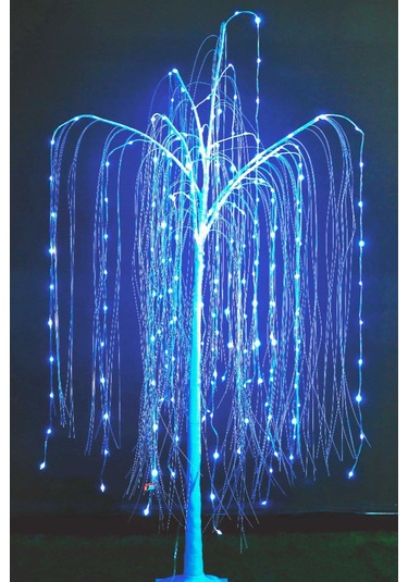 Rgb Smart Led Işıklı Söğüt Ağacı 120cm 32 Animasyon Çok Renkli