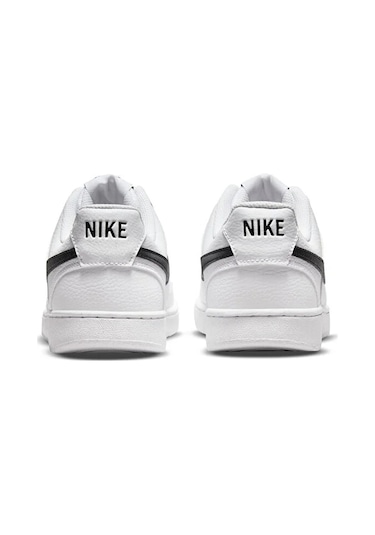 Nike Court Vision Lo Nn Kadın Sneaker Ayakkabı Beyaz Siyah Beyaz Siyah