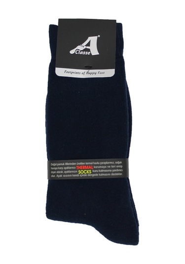 6'Lı Paket Termal/Thermal Havlu Asorti Erkek Çorap Çok Renkli