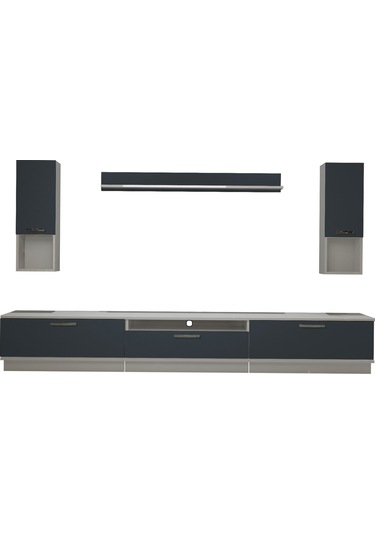 Decoraktiv Trendstyle 270da Mdf Tv Ünitesi Tv Sehpası Beyaz - Antrasit