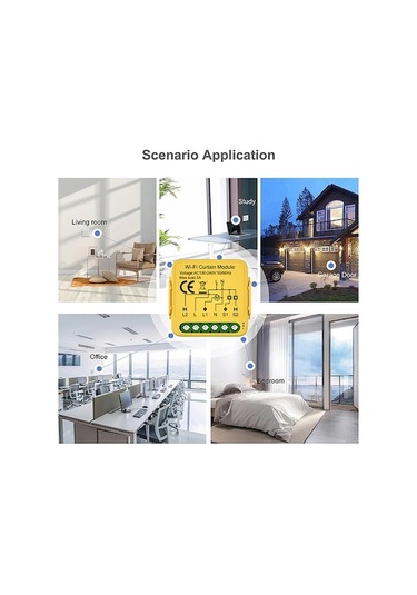 Yulong Reedark Akıllı Perde Kontrol Modülü - Wifi/zigbee, Sesli