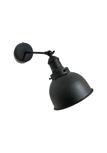 Riolight Retro Mafsallı Hareketli Başlık Metal Aplik (484176567) Siyah