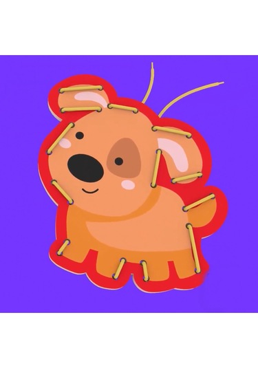 Calimera Toys İnce Motor Gelişimi Oyunu Hayvanlar Model 2