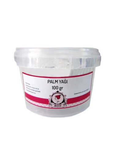 Palm (Palmiye) Yağı [Kozmetik Tipi] 100 G