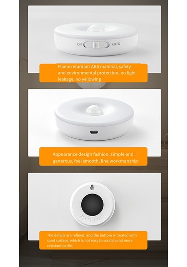 Xurunkeji Puck Light Led Hareket Sensörlü Dolap Işıkları Usb Şarj Edilebilir Dolap Altı Tezgah Aydınlatma Gece Lambası Sıcak Beyaz 6 Adet Beyaz Xurunkeji Puck Light Led Hareket Sensörlü Dolap Işıkları Usb Şarj Edilebilir Dolap Altı Tezgah Aydınlatma Gece Lambası Sıcak Beyaz 6 Adet Beyaz