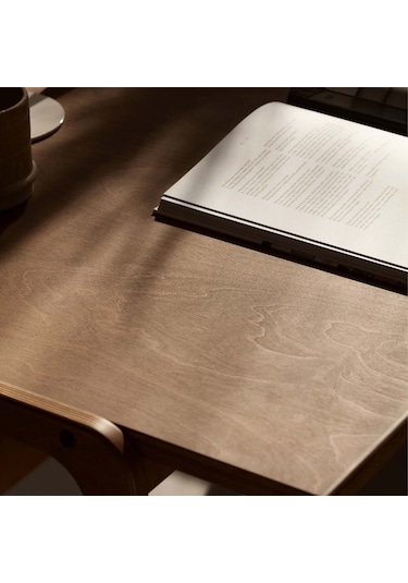 Woodesk Nordik Ahşap Çalışma Masası 180x60 Tik Renk Cpt4629-180 Teak