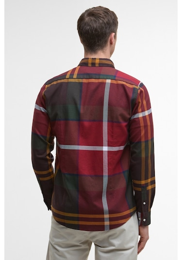 Barbour Dunoon Tailored Tartan Gömlek Tn69 Winterberry Tartan Çok Renkli