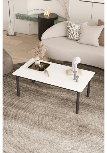 Cozy Orta Sehpa Beyaz 110x55