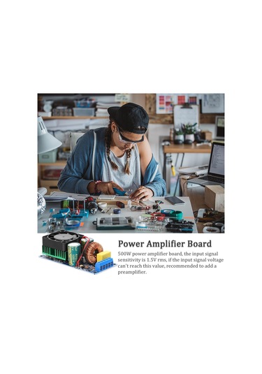 Jms 500W Irs2092S Dijital Güç Amplifikatörü Kurulu Mono Kanal