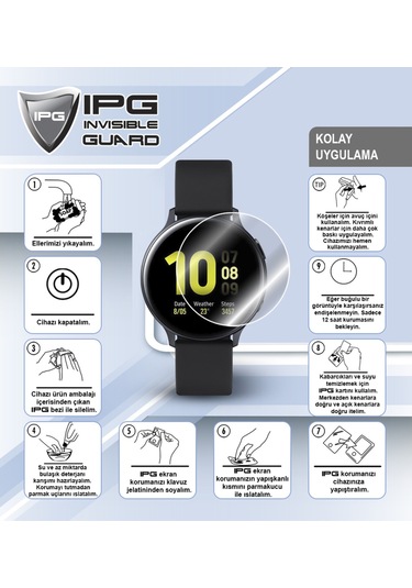 Kospet Tank X1 Black - Amaztım Ipg Hydrogel Ekran Koruyucu 4 Adet