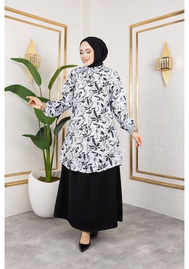 Etekli İkili Takım - Siyah / T0106 Siyah