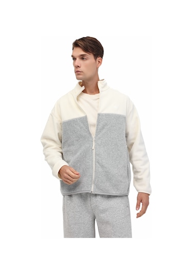 Lumberjack Ml Sanba 7plr002 5pr Ekru Erkek Polar 000000000102024087 Bej-a Grı Mel