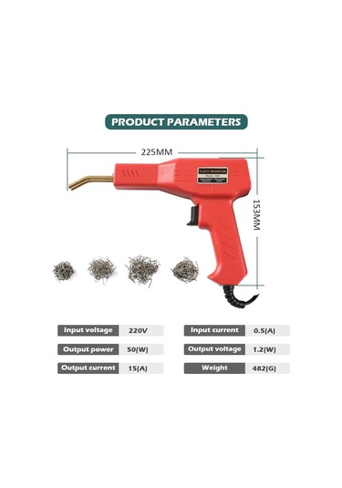 Tcherchi Sıcak Zımba Plastik Tamir Araba Tampon Tamir Makinesi