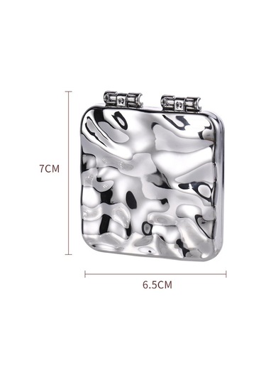 Suntek Çift Taraflı Makyaj Aynası Gümüş