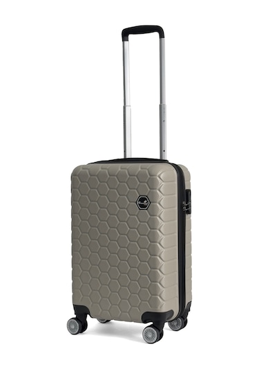 Reymond Luggage Altıgen Abs Seyahat Valizi, Kabin Boy Bej