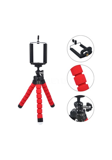 Thentech 3 Ayaklı Ayarlanabilir Sünger Ayak Kaplamalı Tripod