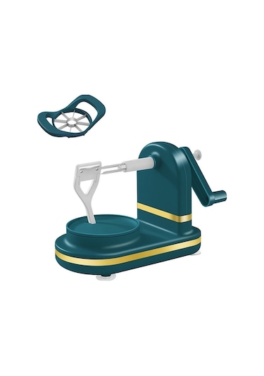 Cbtx El Kranklı Meyve Soyucu Elma Bölücü Dicer Koyu Yeşil Koyu Yeşil