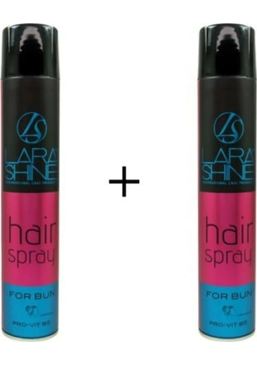 Lara Shine For Bun Topuz için Saç Spreyi 2 x 400 ML