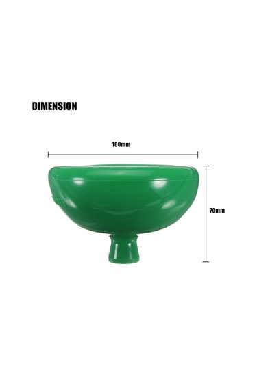 Silikon Avuç İçi Fincan Anne El Yardım Bebek Balgam Balgam Geğirme Geri Pıtırtı Yeşil