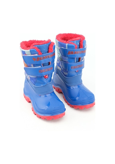Gezer Kışlık Erkek Çocuk İçi Peluşlu Cırt Cırtlı Ayarlanabilir Su Geçirmez Braveman Kar Bot Çizme Gc2kpm.00636.00.gz9.h33 Saks Mavi