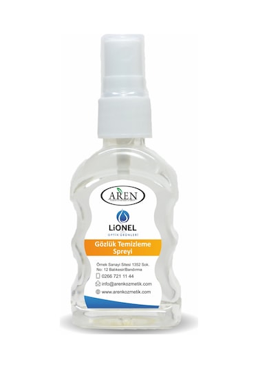 Gözlük Temizleme Solüsyonu 1 Adet Ve 1 Adet Mikrofiber Bez