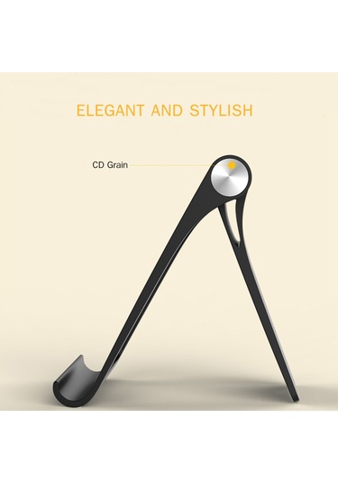 Geeksen 360 Derece Açı Ayarlanabilir Çift Fonksiyonlu Telefon Ve Tablet Tutucu, 3.5-11 İnç Uyumlu, Katlanabilir Siyah Abs Masaüstü Tutucu