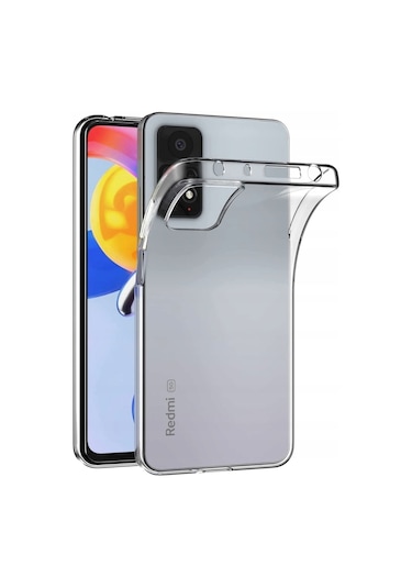 Xiaomi Redmi Note 11 Pro 1mm Silikon Şeffaf Kılıf