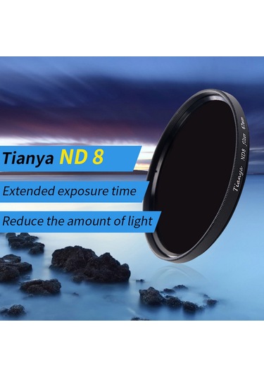 Tianya 77Mm Nd8 Uzun Pozlama Nd Filtre (3 Stop)