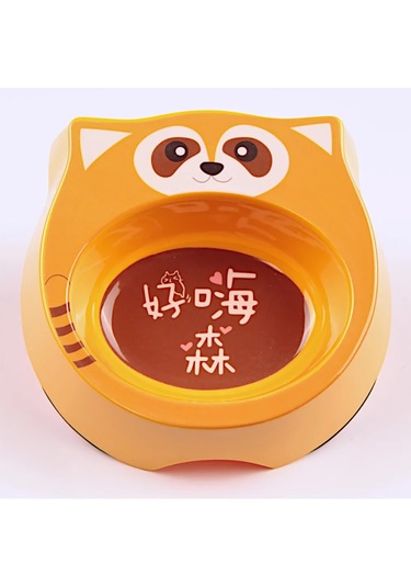 Bobo Sarı Köpek Kedi Köpek Mama Su Kabı Bo-3146a5 270 ML