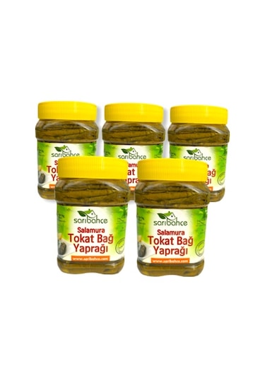 Sarıbahçe Tokat Yaprağı 1,5 kg - 5'li Paket (Yeni Sezon)