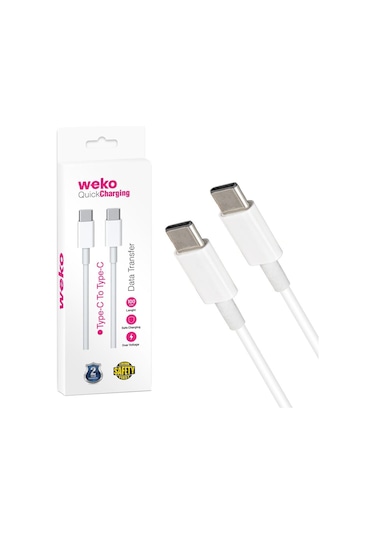 Weko Wk-21444 Type-c To Type-c Telefon Şarj Kablosu