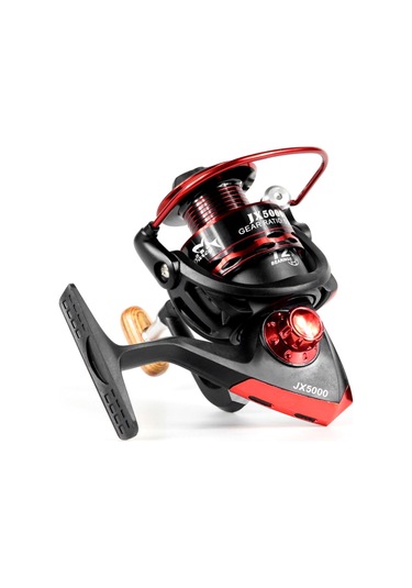 Sones Yumoshı Jx3000 Ahşap Saplı Metal Başlıklı Olta Makarası Döndürme Tekerleği