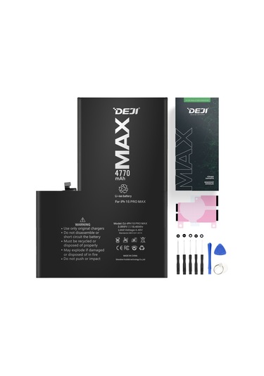 İphone Uyumlu 15 Pro Max Mucize Batarya Deji 4770mah - Yüksek Kapasite