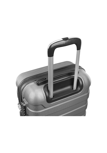 Dossimo Nova 55 Cm Gümüş - Gri Unisex Kabin Boy Valiz Gri