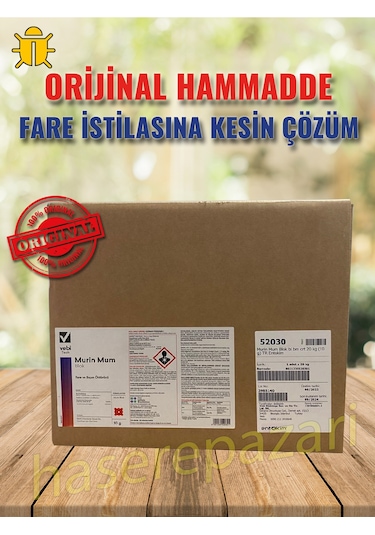 Vebi Murin Mum Blok Fare İlacı 20 KG