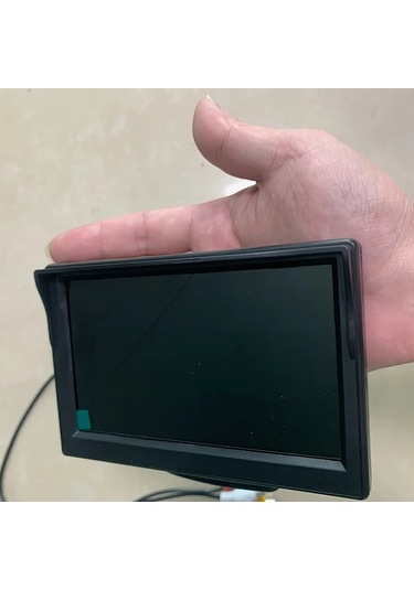 Xuweiwei 4.3 Inch Araba Arka Gorus Monitoru Tip 1 Arac Geri Gorus Kiti Yedek Kamera Otopark Asistani Kolay Kurulum