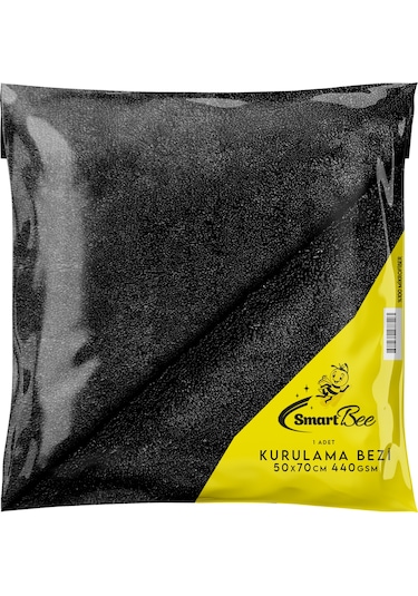 Smartbee Mikrofiber Çift Yüzlü Araç Kurulama Bezi 50X70 440Gr/M2