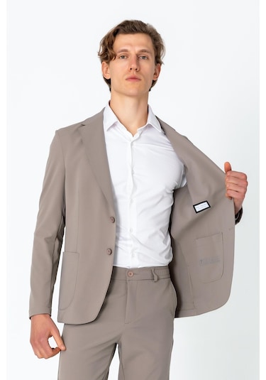 Cekmon Erkek Regular Fit Teknolojik Rahat Kırışmayan Hafif Ceket 001