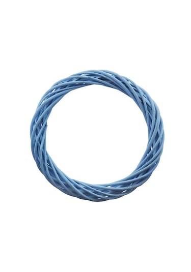 Mutluadim 25Cm Kapı Süsü Çelengi Doğal Ahşap