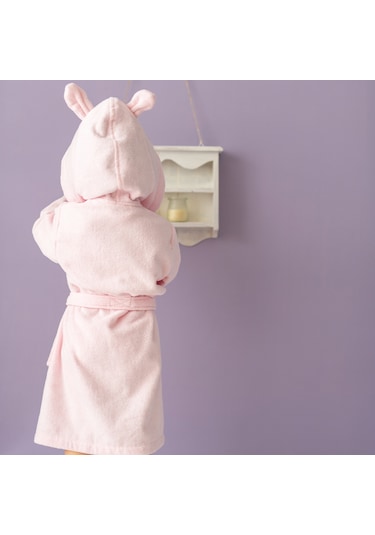 Milk&Moo 2-4 Yaş Kadife Çocuk Bornozu Çançin