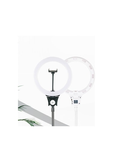 Jmary Fm-12r Kumandalı 30cm Işıklı Telefon Tutucu Ring Light Siyah